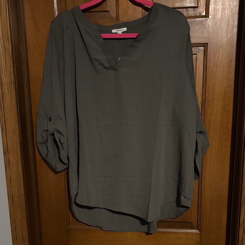 Maurices Dark Olive Blouse
